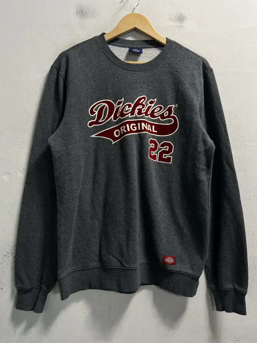 100-105 Dickies 빅로고 기모 루즈핏 스웻 맨투맨 정품